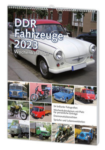 Wochenkalender DDR Fahrzeuge 2023