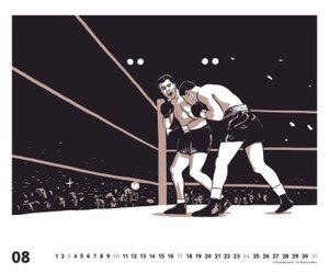 Berlin – Die Goldenen Zwanziger 2025 – Mit Zeichnungen von Robert Nippoldt – Fotokunst-Kalender – Querformat 60 x 50 cm – Spiralbindung