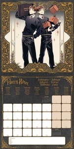 Pyramid – Harry Potter (Magical) 2025 Broschürenkalender, 30x30cm, Kalender für Fans der Harry-Potter-Welt, Wandkalender mit magischen Szenen und Charakteren, nachhaltig nur mit Papierumschlag