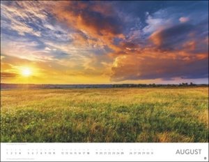Sonnenzauber Kalender 2024. Posterkalender mit traumhaften Fotos von Sonnenaufgängen und Sonnenuntergängen. Faszinierender Wandkalender als dekorativer Blickfang.