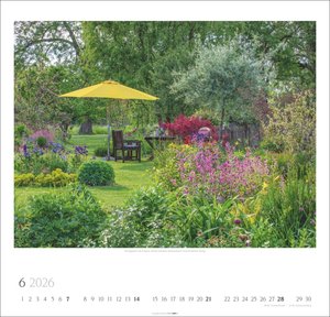 Gartenträume Kalender 2026