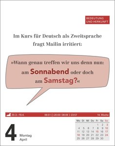 Duden Auf gut Deutsch! Kalender 2022