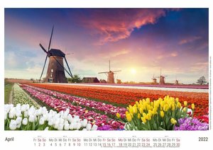 Niederlande 2022 - White Edition - Timokrates Kalender, Wandkalender, Bildkalender - DIN A4 (ca. 30 x 21 cm)