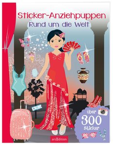 Sticker-Anziehpuppen – Rund um die Welt