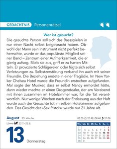 Brain Jogging Tagesabreißkalender 2026