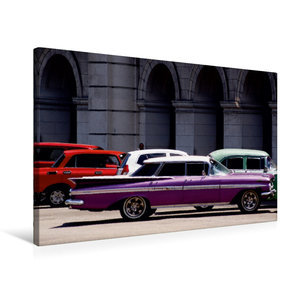 Premium Textil-Leinwand 75 cm x 50 cm quer Ein Motiv aus dem Kalender \"Auto-Legenden -  Chevrolet IMPALA\"