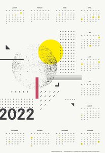 Posterkalender Geometrisch 2022
