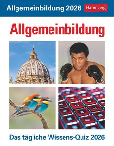 Allgemeinbildung Tagesabreißkalender 2026