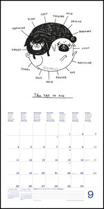 A Dog\'s Life 2023 - Wand-Kalender - Broschüren-Kalender - 30x30 - 30x60 geöffnet - Hunde - Cartoon