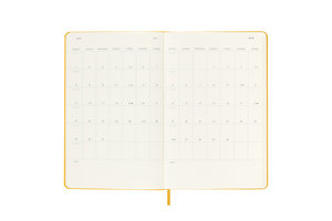 Moleskine 12 Monate Wochen Notizkalender - Color 2023, Large/A5, Orangegelb