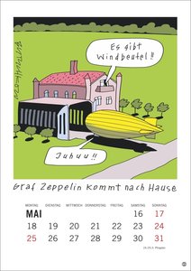 Peter Butschkow: Cartoon-Kracher Halbmonatskalender 2026