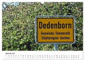 Lebenswertes Dedenborn (Wandkalender 2024 DIN A3 quer), CALVENDO Monatskalender