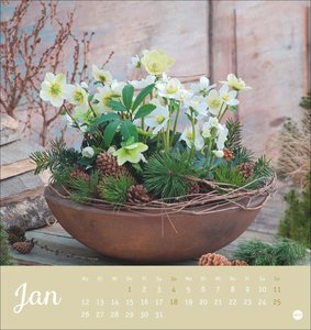 Herzliche Blumengrüße Postkartenkalender 2026