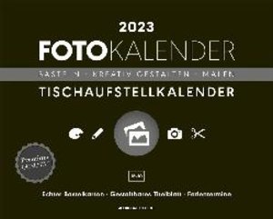 Creative Line Tischaufsteller quer 2023 - Kreativ-Kalender - DIY-Kalender - Kalender zum Basteln - Tischkalender - 20x16