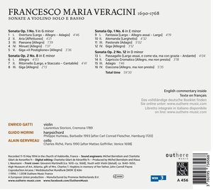 Sonate a Violino solo e Basso, 1 Audio-CD