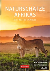 Naturschätze Afrikas Wochenplaner 2026