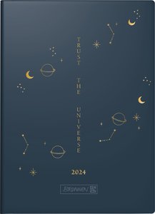 Wochenkalender, Taschenkalender, 2024, Universe, Modell 731, Grafik-Einband