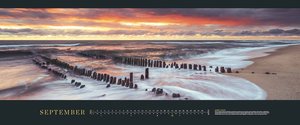GEO Panorama: Orte der Stille 2024 - Panorama-Kalender - Wand-Kalender - Groß-Formate - 120x50