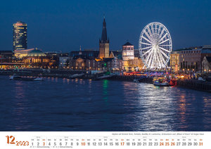 Düsseldorf 2023 Bildkalender A4 quer, spiralgebunden