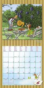 Pettersson & Findus 2022 - Broschürenkalender 30x30 cm (30x60 geöffnet) - Kalender mit Platz für Notizen - inkl. Poster - Bildkalender - Alpha Edition