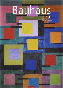 Bauhaus Kalender 2023. Hochwertiger Wandkalender mit 12 wichtigen Kunstwerken des 20. Jahrhunderts. Großer Kunst-Kalender 2023 XXL 49x68 cm. Hochformat
