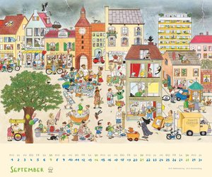Wimmel-Kalender 2025 – DUMONT Kinderkalender – Wandkalender 60 x 50 cm – Spiralbindung