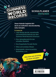 Guinness World Records Schulplaner 2024/2025 - der Kalender für ein Schuljahr voller Rekorde