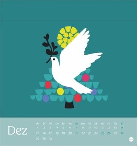 Peace Postkartenkalender 2025