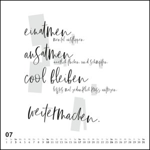 Sprüche im Quadrat 2022 – Typo-Kalender von FUNI SMART ART – Funny Quotes – Quadrat-Format 24 x 24 cm – 12 Monatsblätter mit typografisch