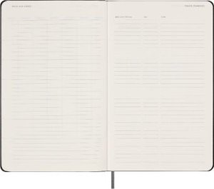 Moleskine undatierter Wochen Notizkalender, L/A5