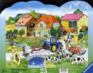 Ravensburger 06474 - Moderner Bauernhof, 25 Teile Puzzle