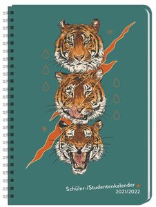 Tiger Schüler-/Studentenkalender A5  - 2022