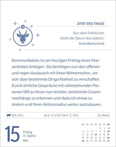 Steinbock Sternzeichenkalender 2026