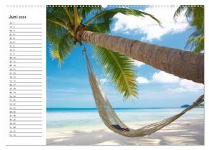 Traumstrände in der Karibik (hochwertiger Premium Wandkalender 2024 DIN A2 quer), Kunstdruck in Hochglanz