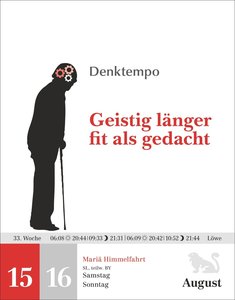 Einstein für Quanten-Dilettanten Tagesabreißkalender 2026