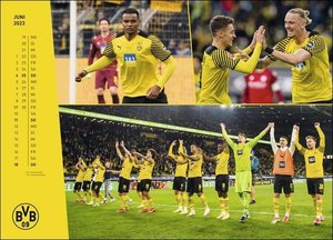 BVB Edition. Großer Wandkalender 2024. Einzigartiger Fotokalender mit allen Stars von Borussia Dortmund. Wandkalender XXL für Fußballfans. Querformat 68 x 49 cm.