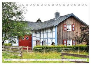 Fachwerkhäuser - Historische Gebäude rund um Simmerath (Tischkalender 2024 DIN A5 quer), CALVENDO Monatskalender