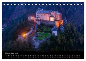 Alpen (Tischkalender 2024 DIN A5 quer), CALVENDO Monatskalender