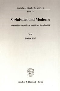 Sozialstaat und Moderne.