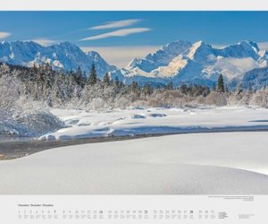Im Zugspitzland 2025 – Landschafts-Fotografie aus Bayern – Von Bernd Römmelt – Wandkalender 60 x 50 cm – Spiralbindung