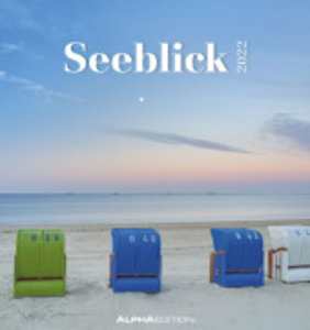 Seeblick 2022 - Postkartenkalender 16x17 cm - Sea View - zum aufstellen oder aufhängen - Geschenk-Idee - Gadget - Alpha Edition