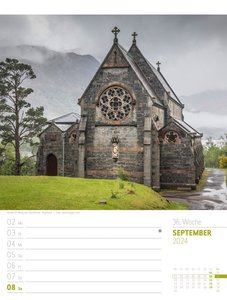 Schottland - Zwischen Highlands und Hebriden - Wochenplaner Kalender 2024