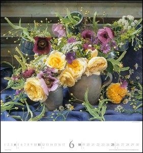 Bouquets 2023 - Foto-Kalender - Wand-Kalender - 45x48 - Blumen-Kalender