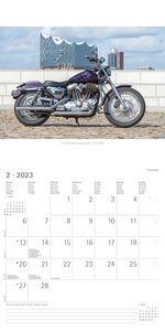 Harleys 2023 - Broschürenkalender 30x30 cm (30x60 geöffnet) - Kalender mit Platz für Notizen - Motorräder - Bildkalender - Wandplaner - Harley-Davidson