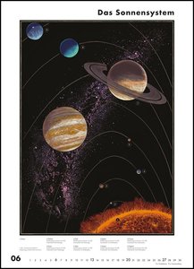 Das Planetarium 2021 - Astronomie im Wand-Kalender - Illustriert von Chris Wormell - Poster-Format 49,5 x 68,5 cm