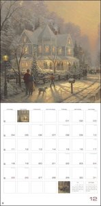 Land of Light Broschurkalender 2023. Kunstvoller Wandkalender mit idyllischen Gemälden. Einzigartiger Kunst-Kalender mit Bildern von Thomas Kinkade. 29,5x30 cm. Quadratisch