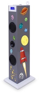 Sound Tower TW5 - Multimedia-Turmlautsprecher, silver (inkl. Sticker)