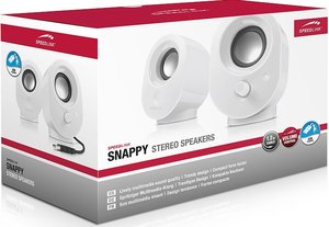 SNAPPY Stereo Speakers, Lautsprecher, weiss