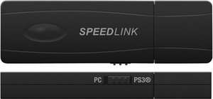 XEOX Pro Analog Gamepad - Wireless, Kabelloses Gamepad für PS3/PC, schwarz