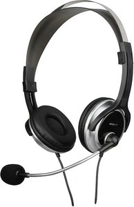 CHRONOS Stereo Headset SL-8728-BKSV schwarz/silber